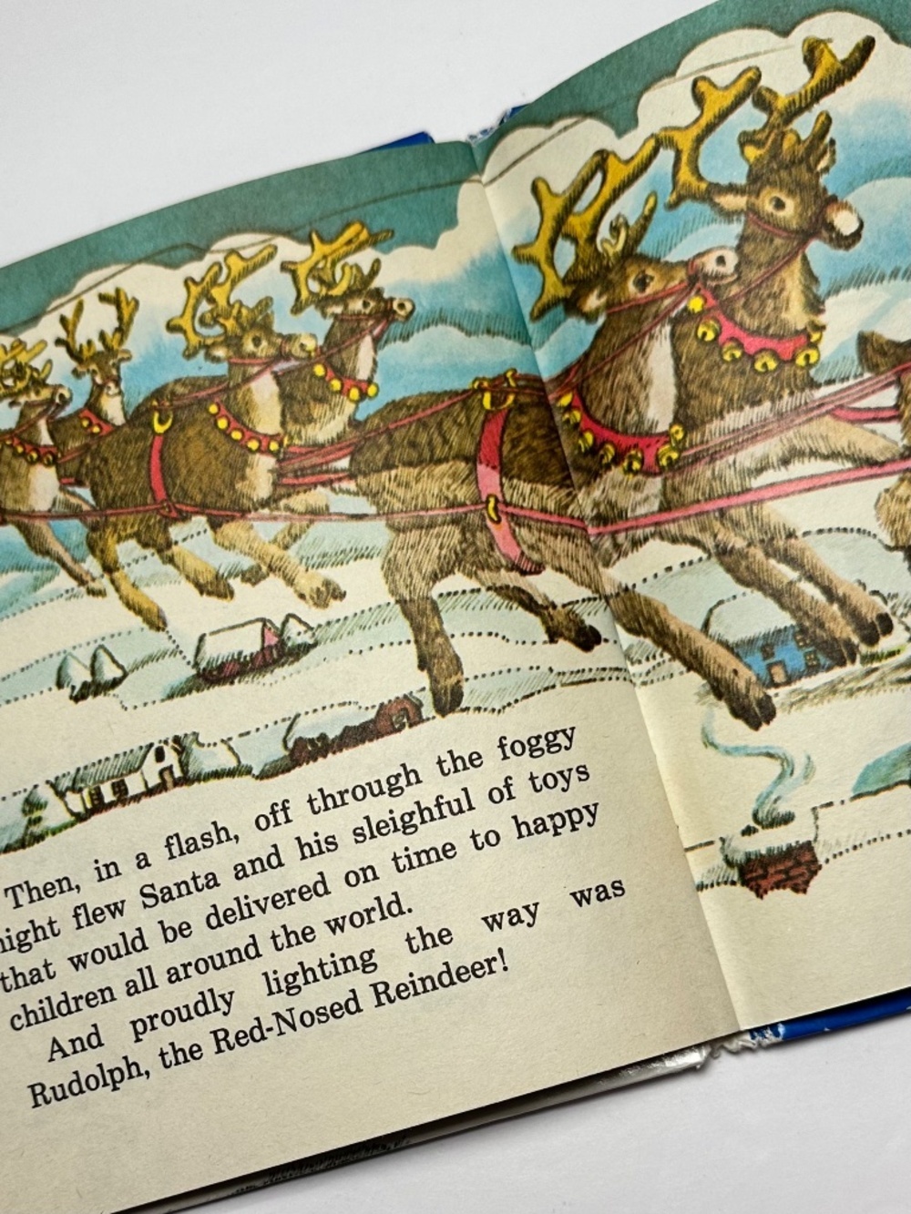 Vintage Rudolph the Red-Nosed Reindeer Whitman Tell-A-Tale - Picture 7 of 12